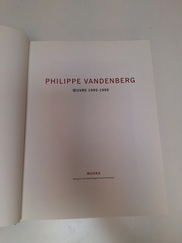 Boek: Philippe Vandenberg (MUHKA)