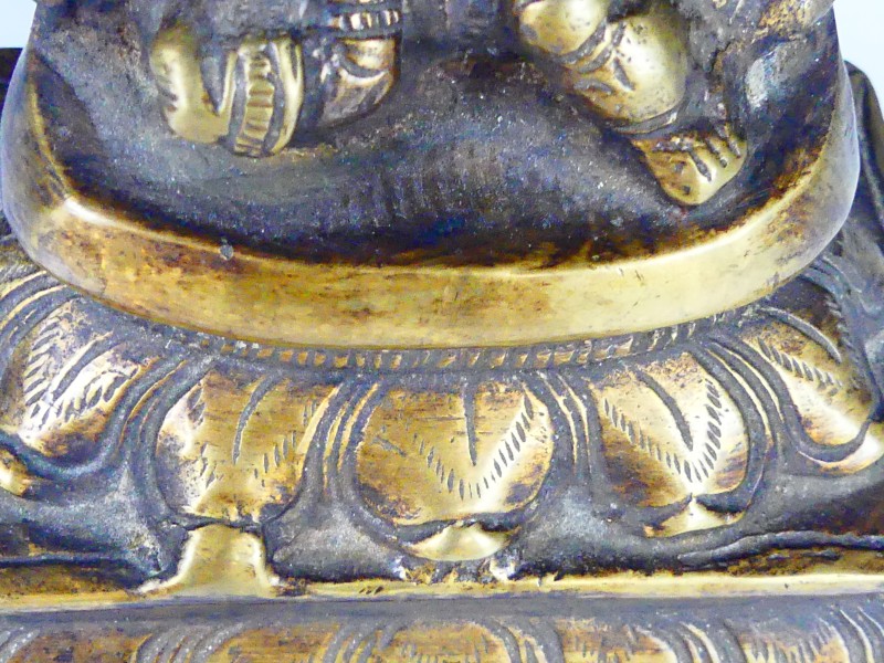 Bronzen beeld dansende Shiva