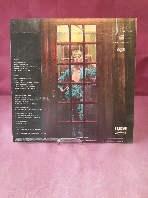 Lp: David Bowie - The rise and fall of Ziggy Stardust and the spiders from Mars