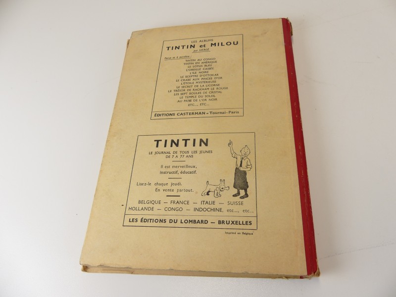 Lot 1 - vintage verzamelalbums – Le journal Tintin – nrs 7 en 9 en 11 – 1948/1950