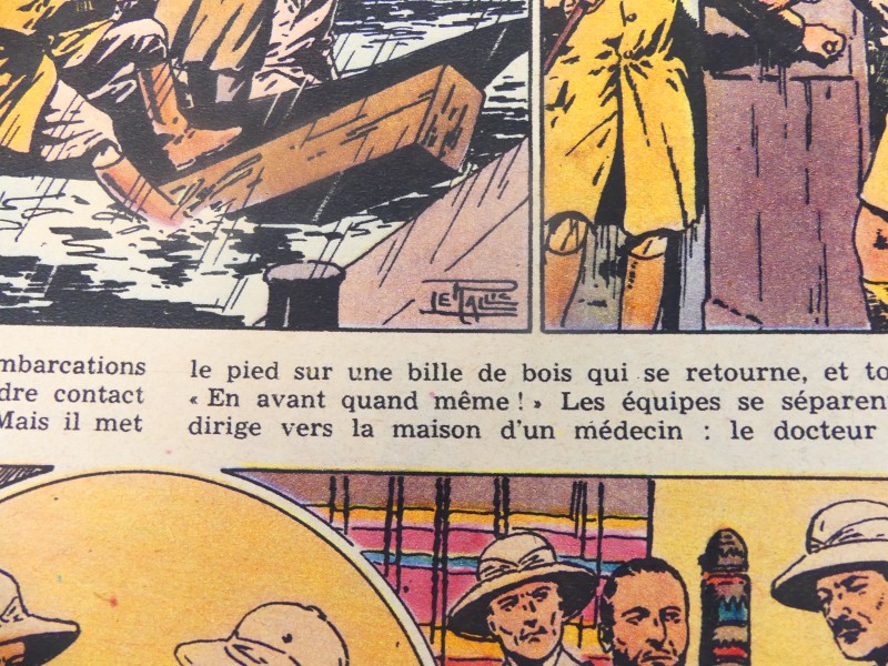 Lot 1 - vintage verzamelalbums – Le journal Tintin – nrs 7 en 9 en 11 – 1948/1950