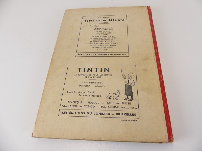 Lot 1 - vintage verzamelalbums – Le journal Tintin – nrs 7 en 9 en 11 – 1948/1950