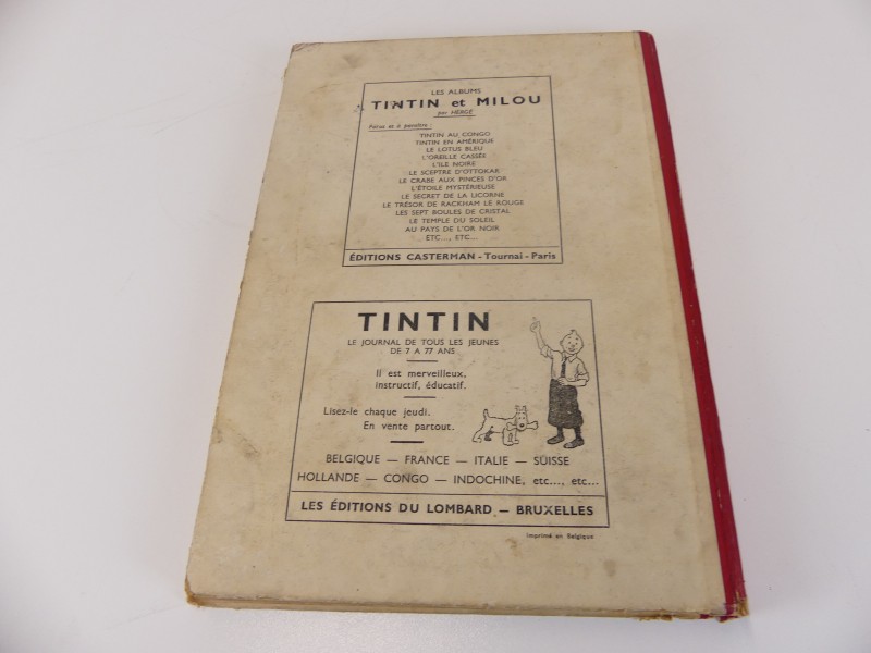 Lot 1 - vintage verzamelalbums – Le journal Tintin – nrs 7 en 9 en 11 – 1948/1950