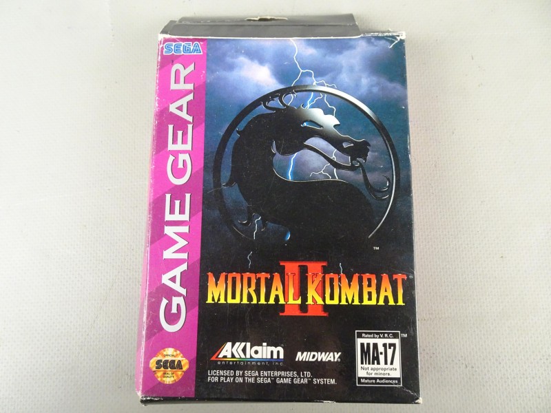 Sega Game Gear  "Mortal Kombat 2"