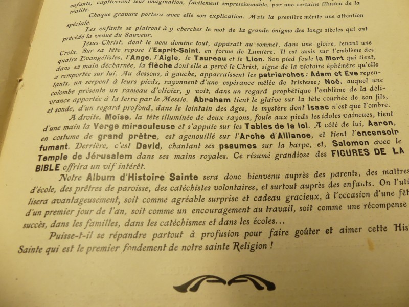 Antiquariaat - L. Jaud - ‎Grande Histoire Sainte en leçons et en images - 1909