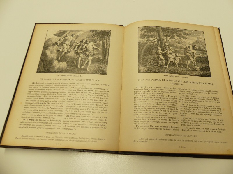 Antiquariaat - L. Jaud - ‎Grande Histoire Sainte en leçons et en images - 1909