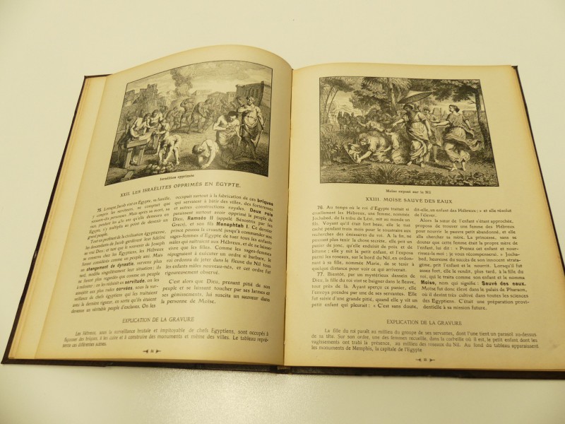 Antiquariaat - L. Jaud - ‎Grande Histoire Sainte en leçons et en images - 1909