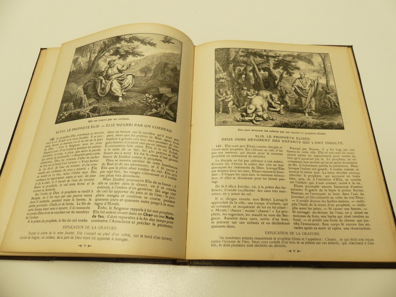 Antiquariaat - L. Jaud - ‎Grande Histoire Sainte en leçons et en images - 1909