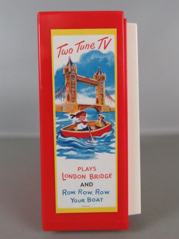 Fisher Price - Muzikale televisie (London Bridge en Row, Row, Row Your Boat) engels (getest en werkt)