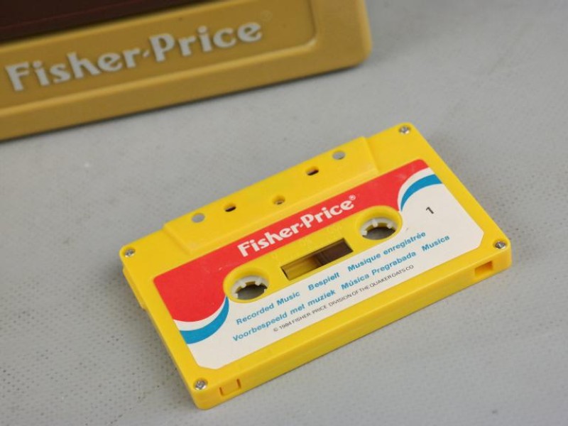 Fisher-Price radio met bijhorende cassette