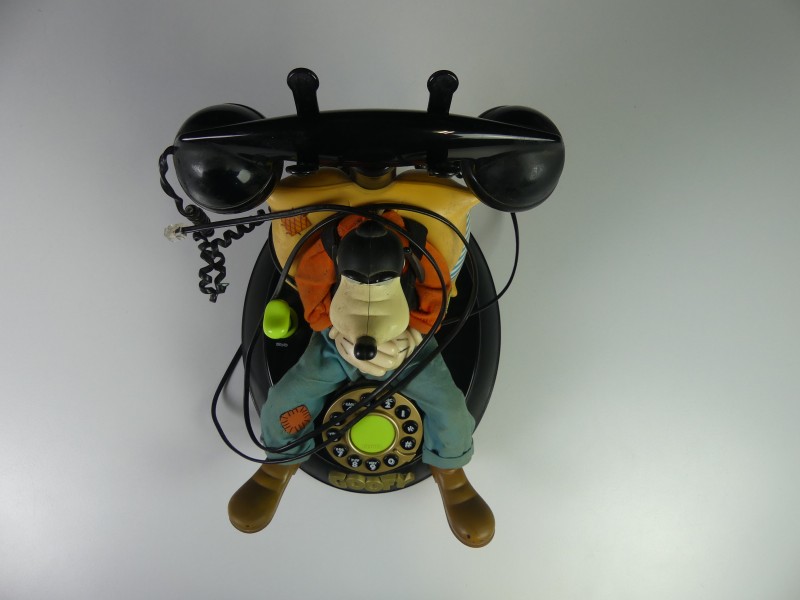 Collector's item - Walt Disney - Goofy animated talking telefoon – jaren ‘80