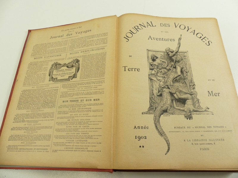 Antiquariaat bundeling - Journal des voyages et des aventures de terre et de mer - 1902