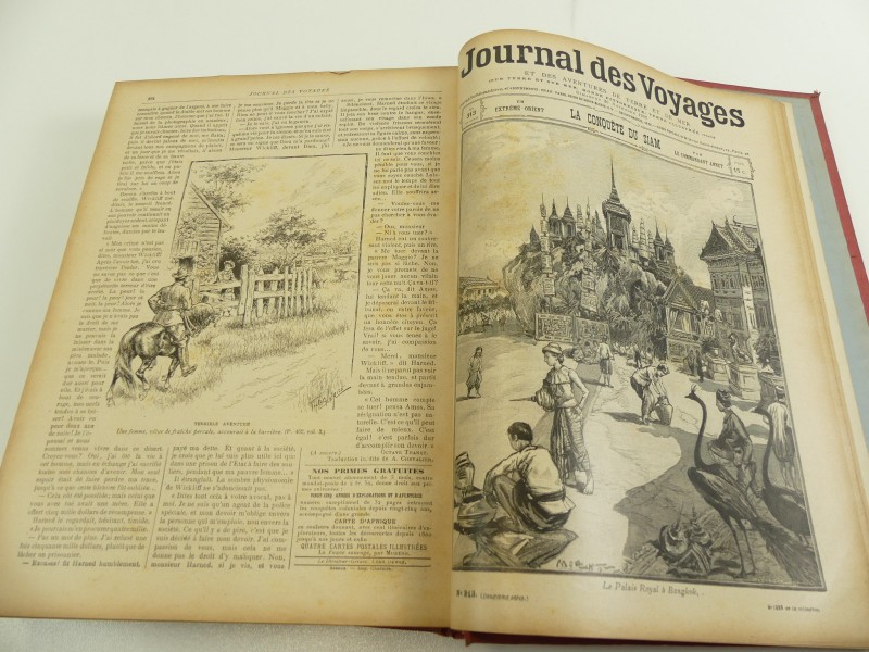 Antiquariaat bundeling - Journal des voyages et des aventures de terre et de mer - 1902