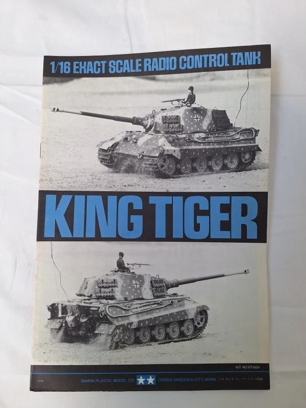 King Tiger tank - schaalmodel - radio-gecontroleerd - Tamiya