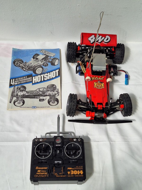 4WD Off Road Racer: Hotshot - schaalmodel - radio-gecontroleerd - Tamiya