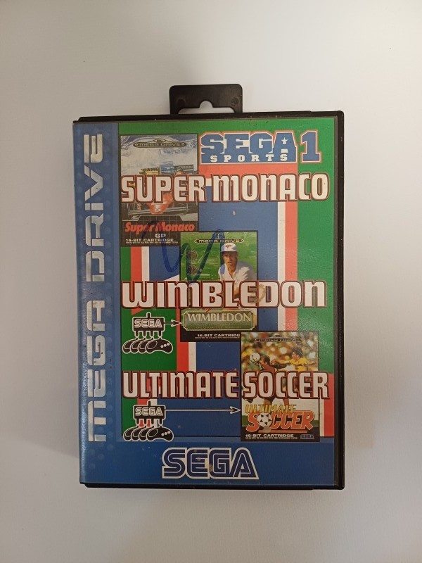 Game Sega Sports 1: Super Monaco/Wimbeldon/Ultimate Soccer