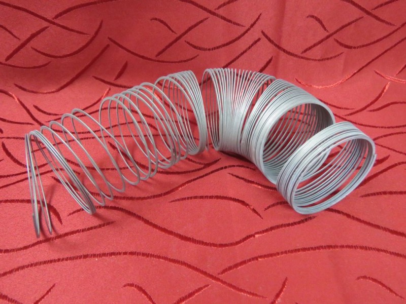 Vintage metalen Slinky