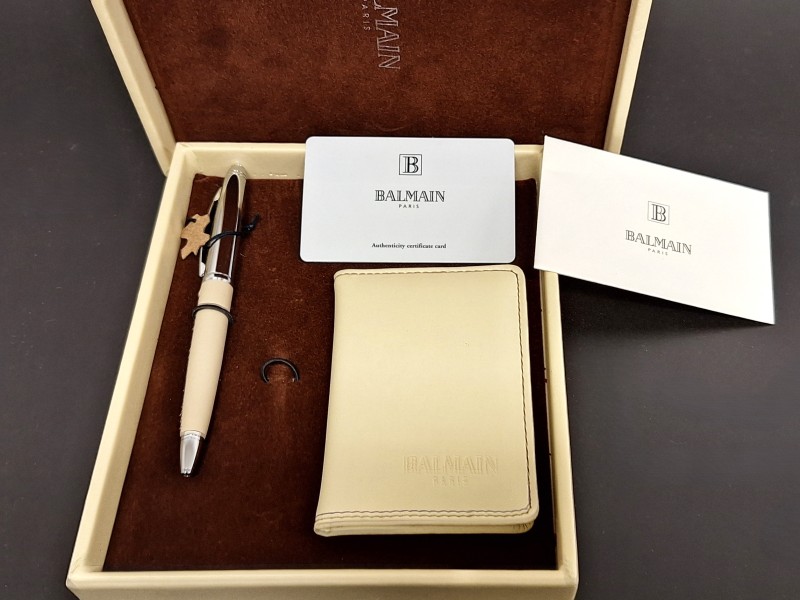 Balmainset pen & portefeuille