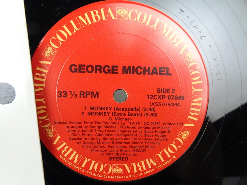 George Michael Maxi-LP 1987 extended version MONKEY