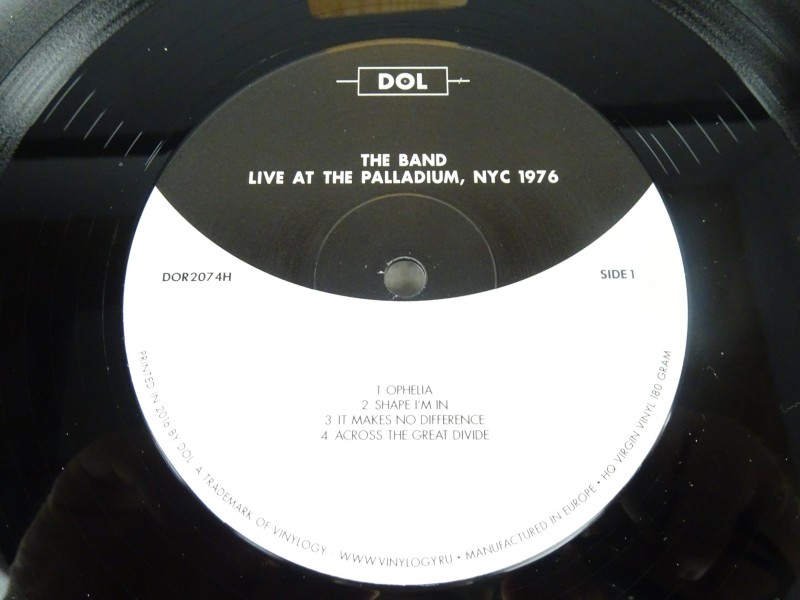 Dubbel live LP van The Band 1976