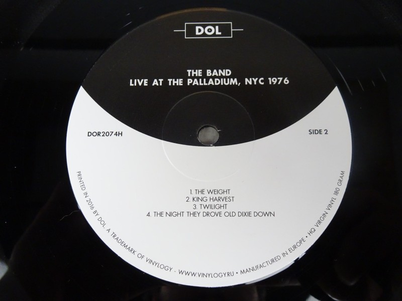 Dubbel live LP van The Band 1976