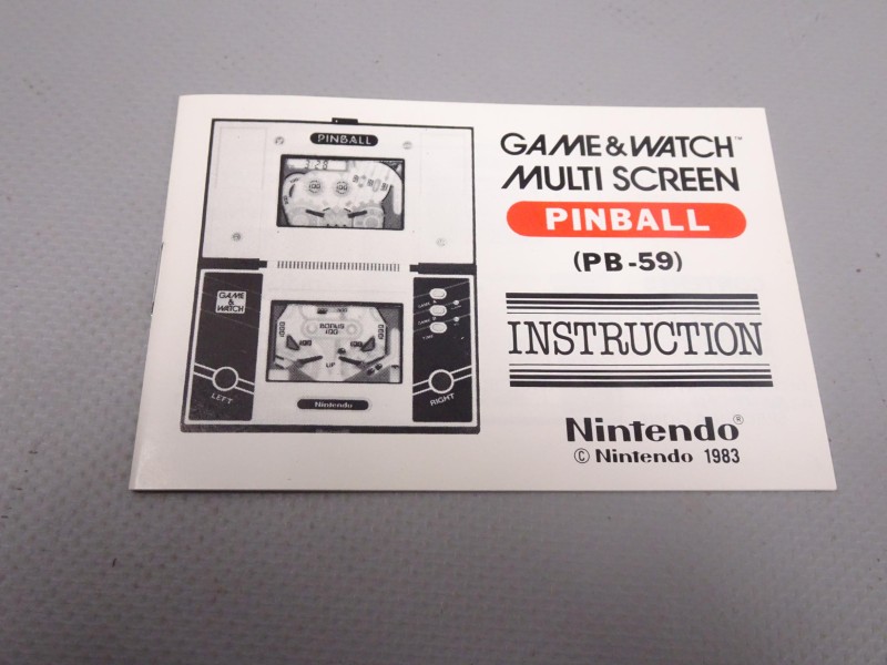 Nintendo Game & Watch Pinball (getest en werk)