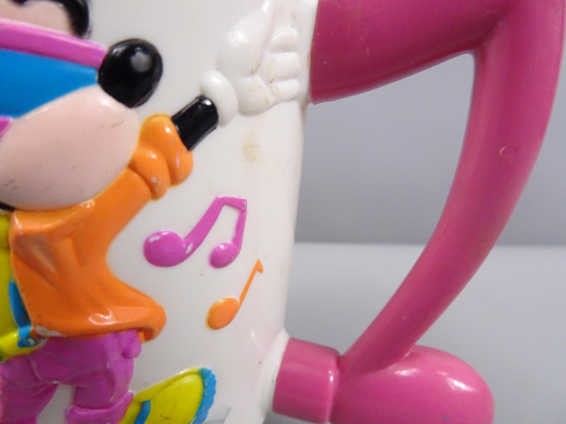 Vintage Mickey Mouse koffie kunstoffen mok