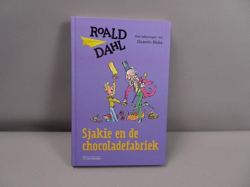 2 hardcover boeken "Roald Dahl - Sjakie"