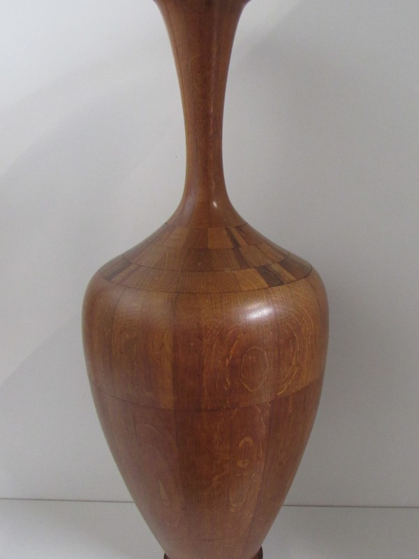 Vintage houten vaas