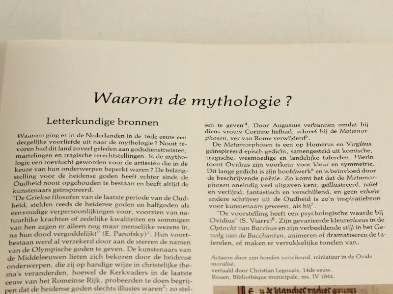 Mythologie en Maniërisme in de Nederlanden