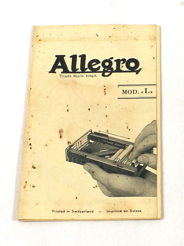 Vintage Allegro scheermesslijper