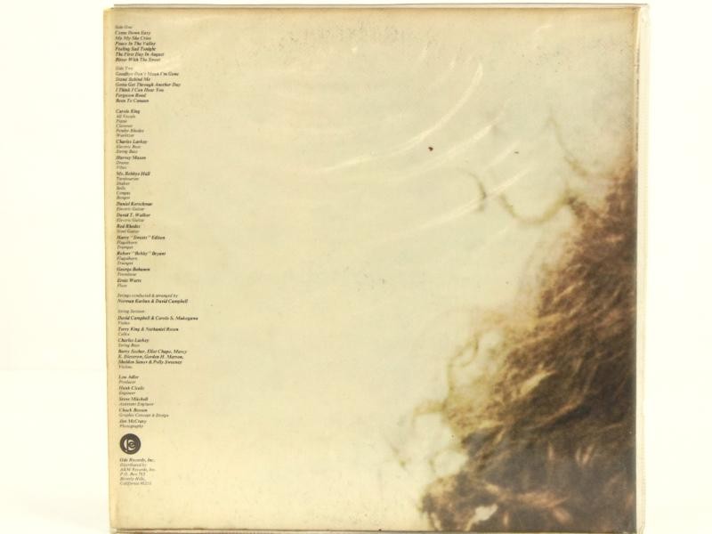 Lp van Carole King uit 1972 - Rhymes & Reasons Ode Records