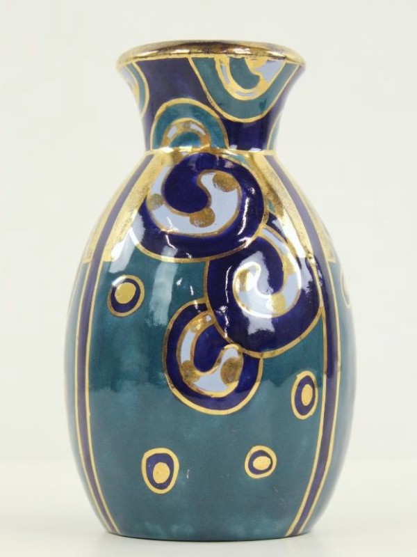 Cerabelga polychrome art deco vaas