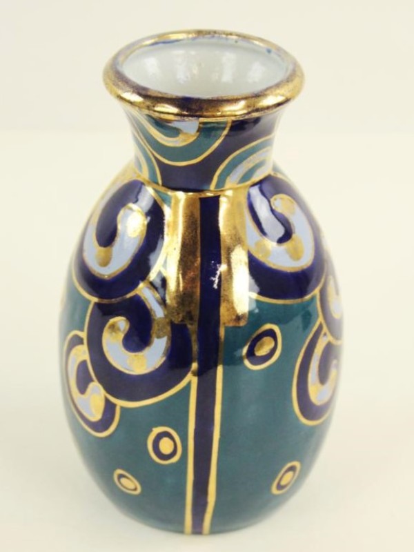 Cerabelga polychrome art deco vaas