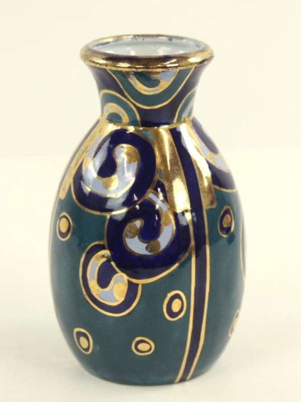 Cerabelga polychrome art deco vaas