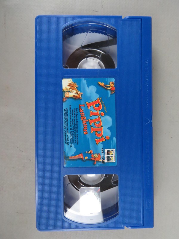 VHS video "Pippi Langkous" muzikale tekenfilm-versie