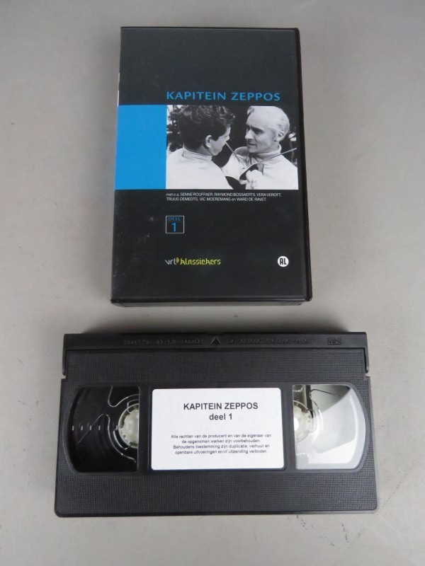 VHS video "Kapitein Zeppos" 1964-'69.