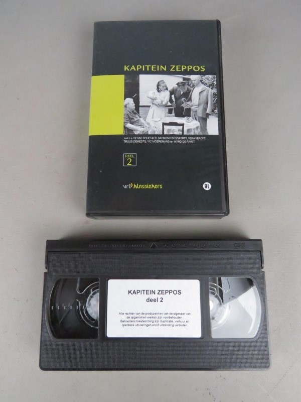 VHS video "Kapitein Zeppos" 1964-'69.