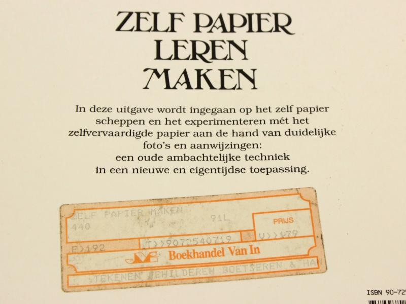 Vintage papier- en boekenpers, volledig uit gietijzer