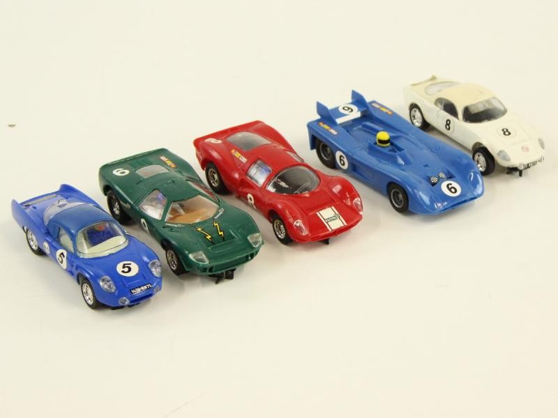 Scalextric: Vintage Racewagens en Racebaan onderdelen