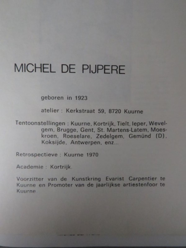 "Beeldende Kunst"  Waregem van 1971 nr.48 van 1000 exemplaren