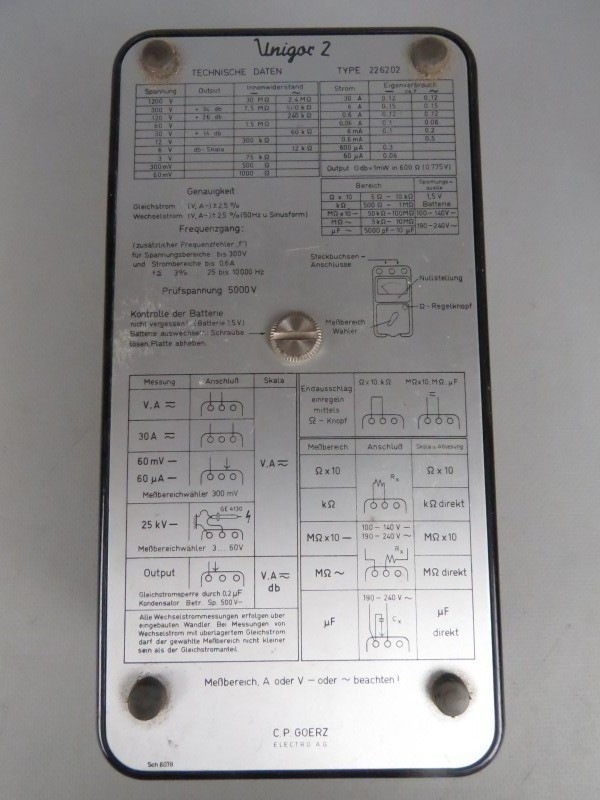 Universeelmeter Unigor Z