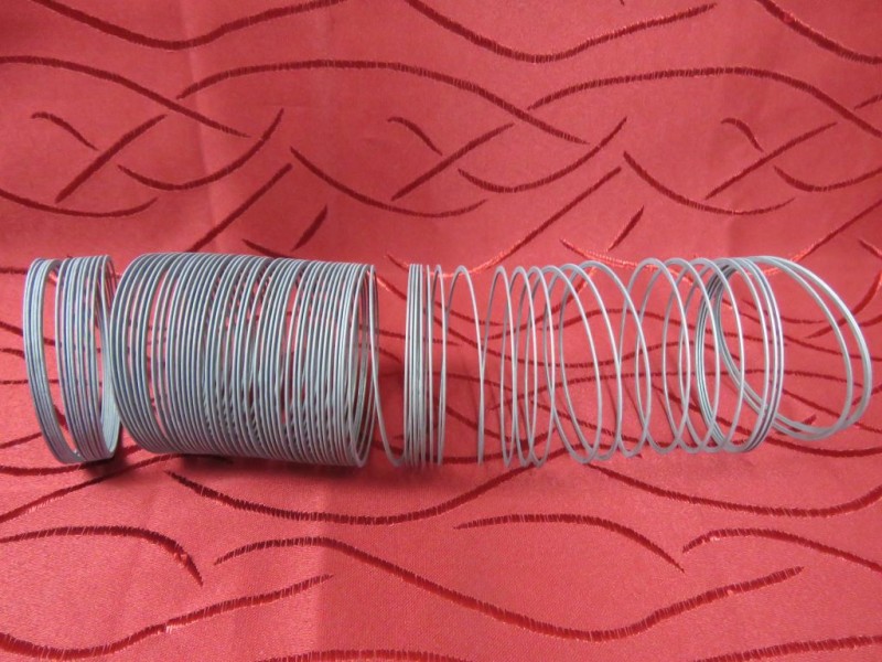 Vintage metalen Slinky