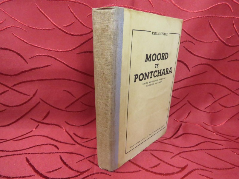 Hardcover fictie "Moord te Ponchara"