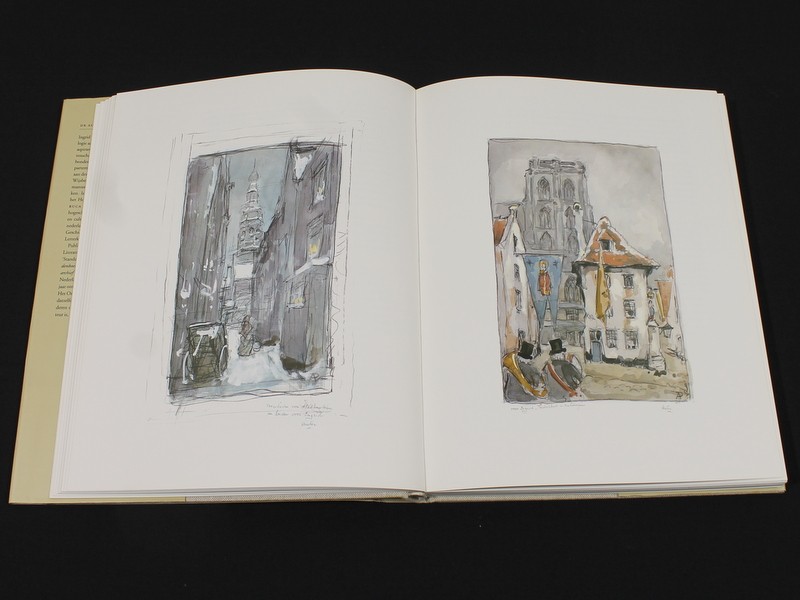 Vintage boek 'Anton Pieck en zijn werkkamer - een verhaal tussen 1895 en 1987'