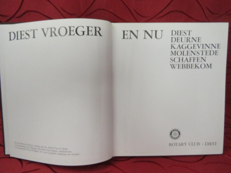 Hardcover fotoboek "Diest vroeger en nu"