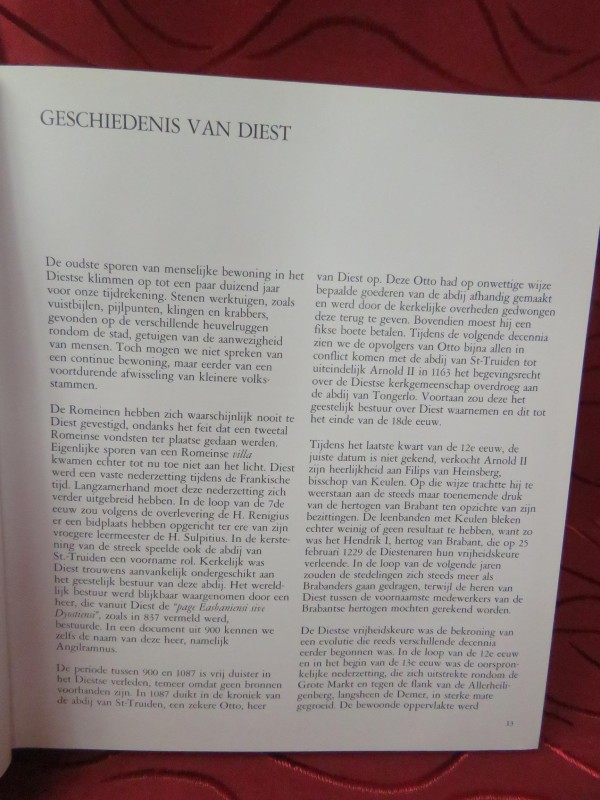 Hardcover fotoboek "Diest vroeger en nu"