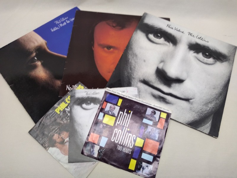 Lp's en singles Phil Collins