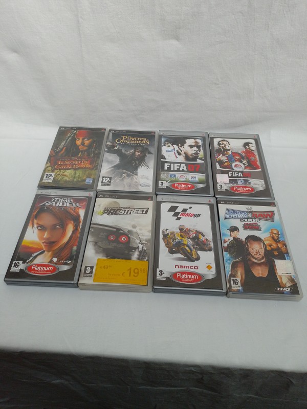 8 spelletjes PSP