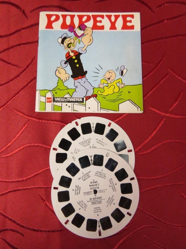 Viewmaster met cartoon fiches